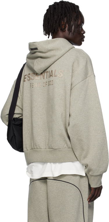 Mikina Fear of God Fear of God ESSENTIALS Fleece Hoodie Classic Fit Šedá | 192SP252055F, 2