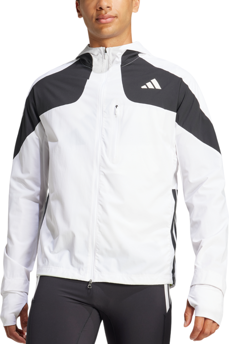 Vetrovka adidas Originals Adizero Hooded Jacket Biela | jf3471, 0