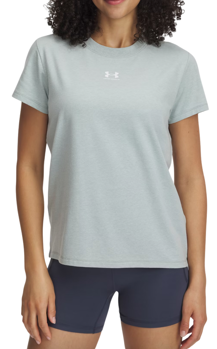 Tričko Under Armour Under Armour Rival Core Short Sleeve T-Shirt Zelené | 1383648-349, 0