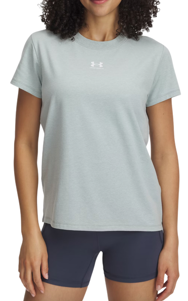 Tričko Under Armour Under Armour Rival Core Short Sleeve T-Shirt Zelené | 1383648-349, 0