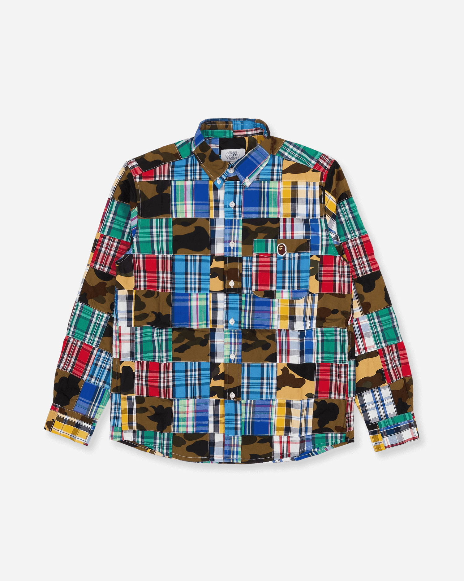 Košeľa BAPE Patchwork Shirt Rôznofarebný | 1G30131005 MULTI, 1