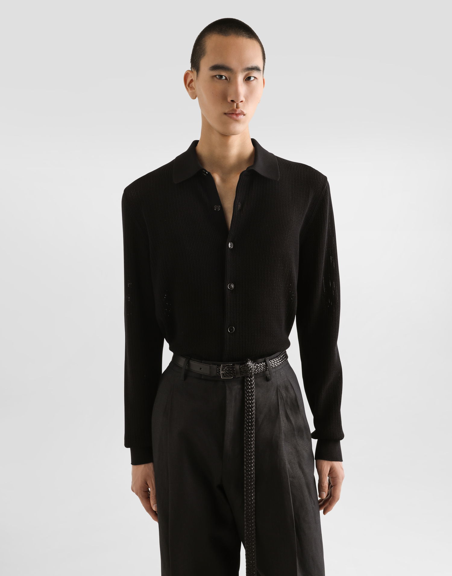Sveter Dolce & Gabbana Dolce & Gabbana Knitted Cardigan Čierna | GXVB3TJBCFON0000, 1
