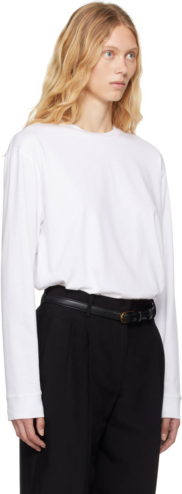 Tričko The Row Ciles Long Sleeve T-Shirt Čierna | 6891-K220, 1