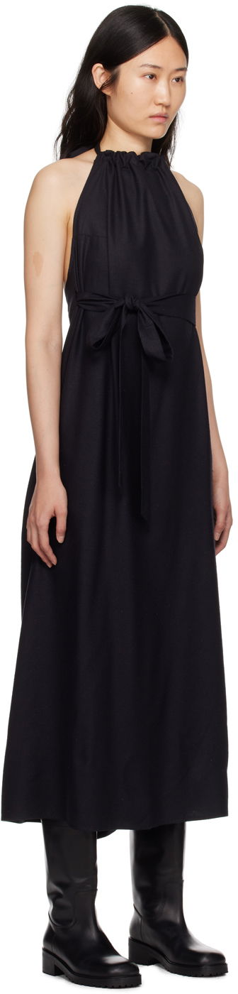 Šaty Baserange Trope Apron Maxi Dress Čierna | DRTAP-WS-SP24, 1