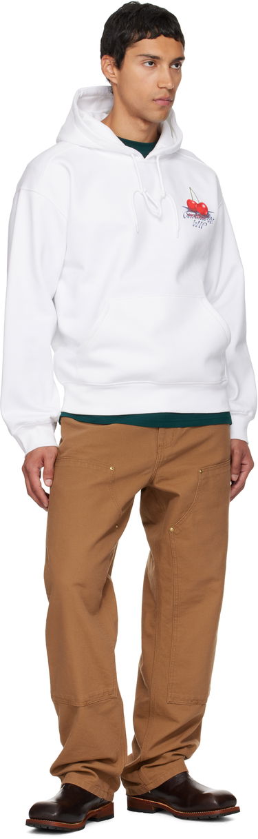 Mikina Carhartt WIP Garcia Hoodie Biela | I035191, 3