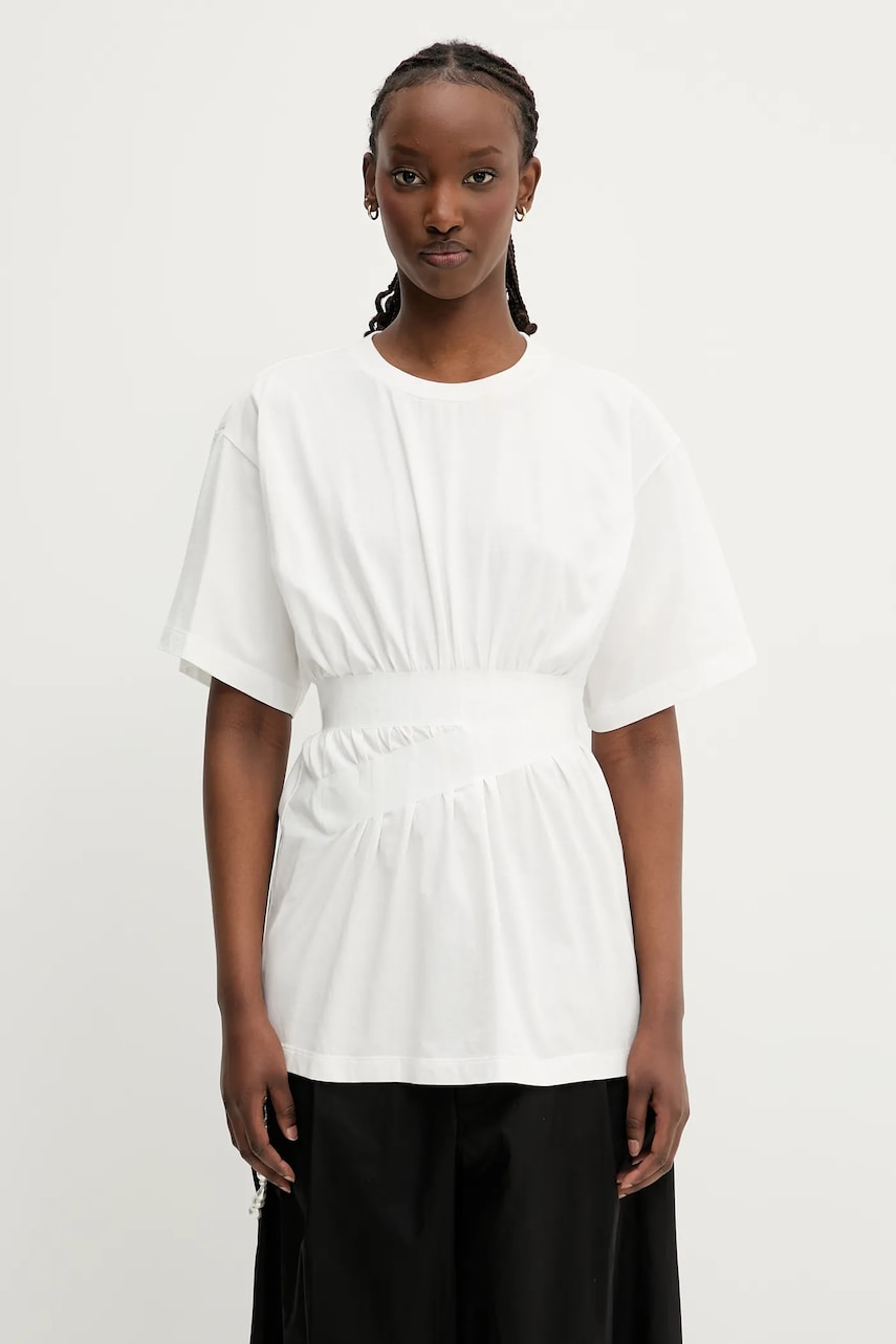 Tričko Maison Margiela MM6 Maison Margiela Women's Fitted T-Shirt Biela | S52GC0335, 0