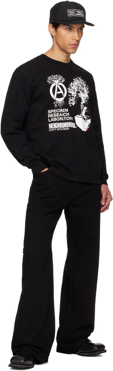 Tričko Neighborhood SRL Long Sleeve T-shirt Čierna | 252PCNH-LT19, 3