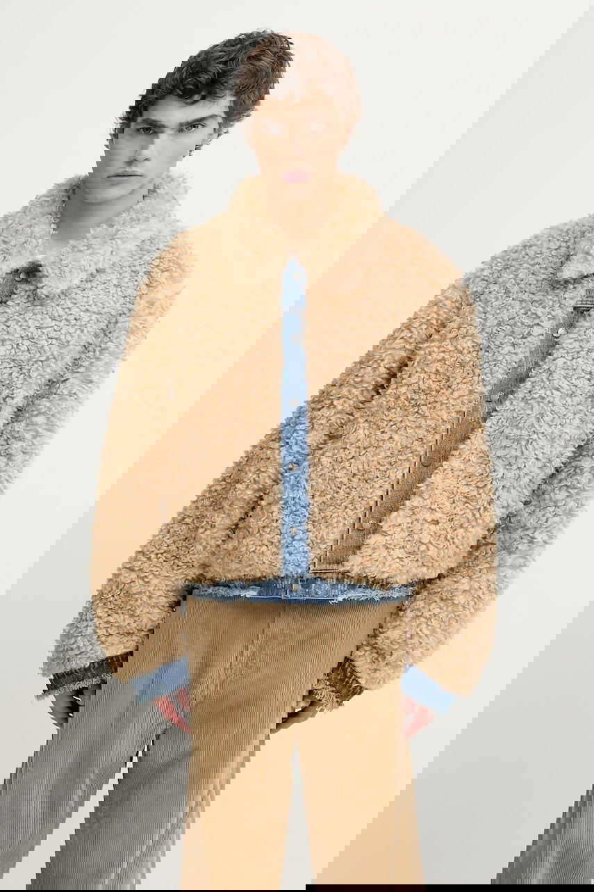 Bunda DAILY PAPER Reversible Fur Jacket Oversize Béžová | 2521018, 0