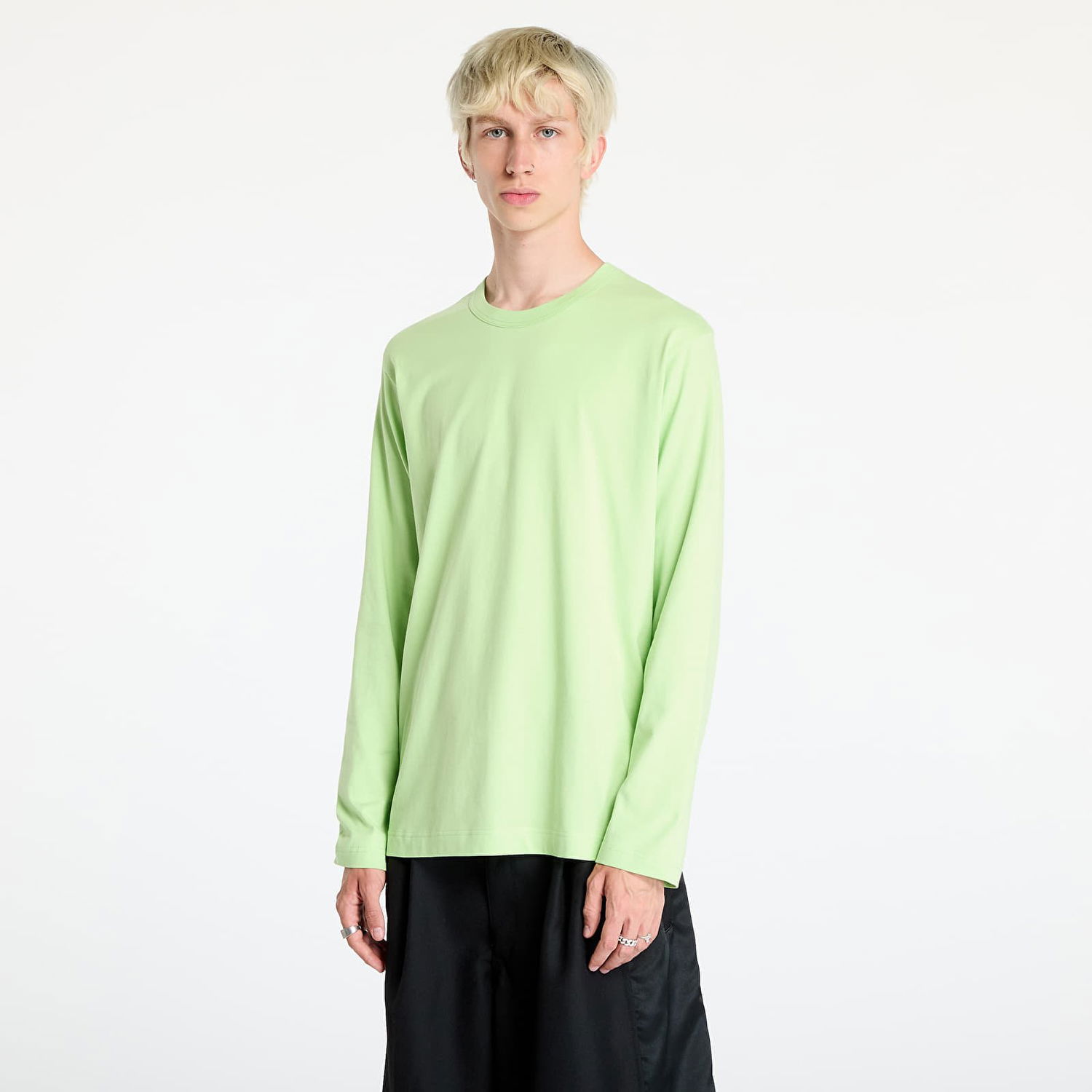 Tričko Comme des Garçons SHIRT Knit T-Shirt Green Zelené | FN-T004 Green, 0