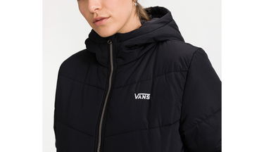 Prešívaná bunda Vans W Foundry Long MTE Jacket Čierna | VN0A5JNMBLK, 5