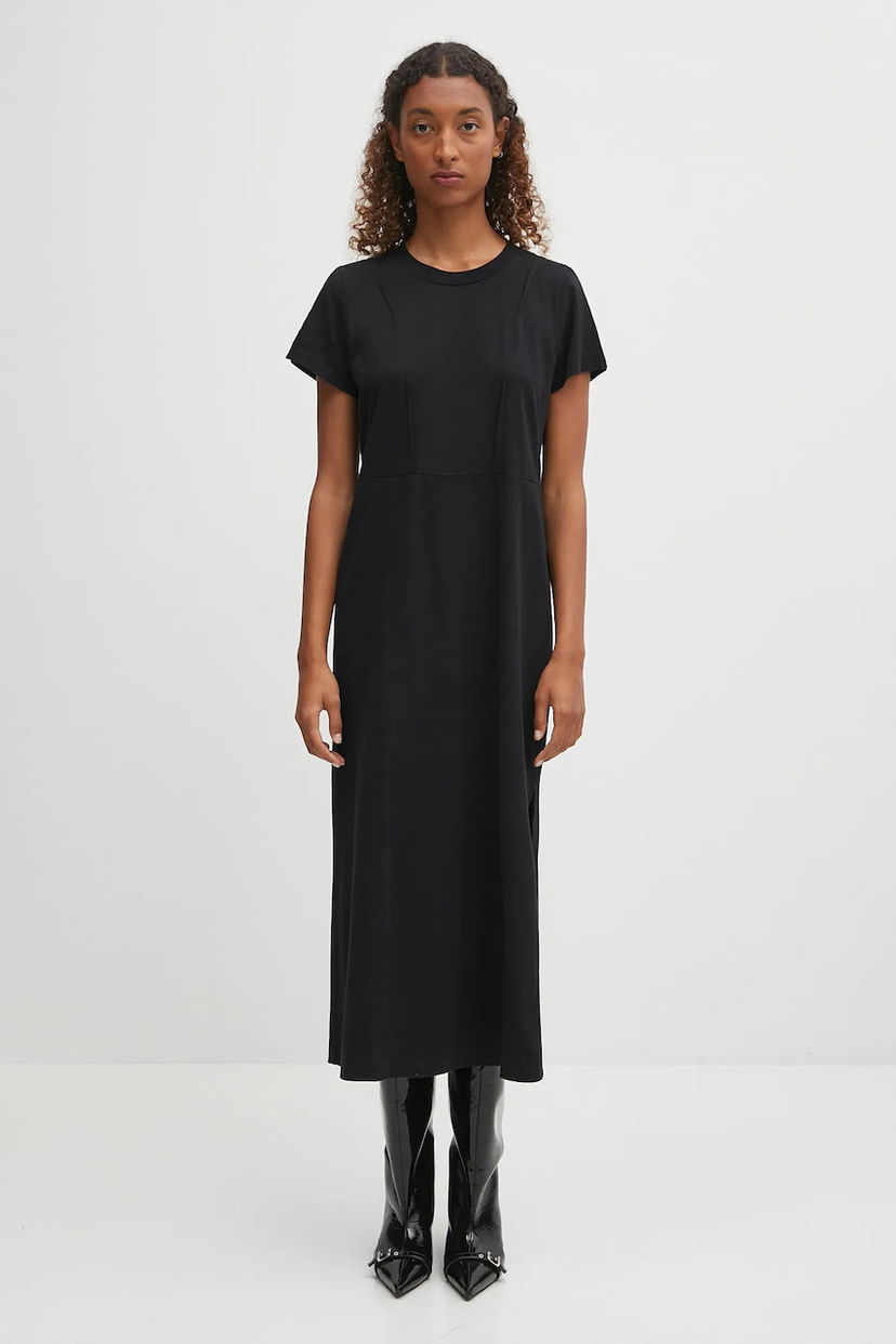Šaty Maison Margiela MM6 Maison Margiela Midi Dress Čierna | S52DD0068.M20050.900