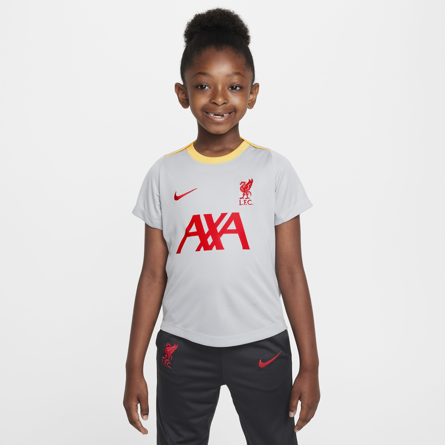 Dres Nike Liverpool FC Academy Pro Dri-FIT Short Sleeve T-Shirt Šedá | FQ2777-078, 0
