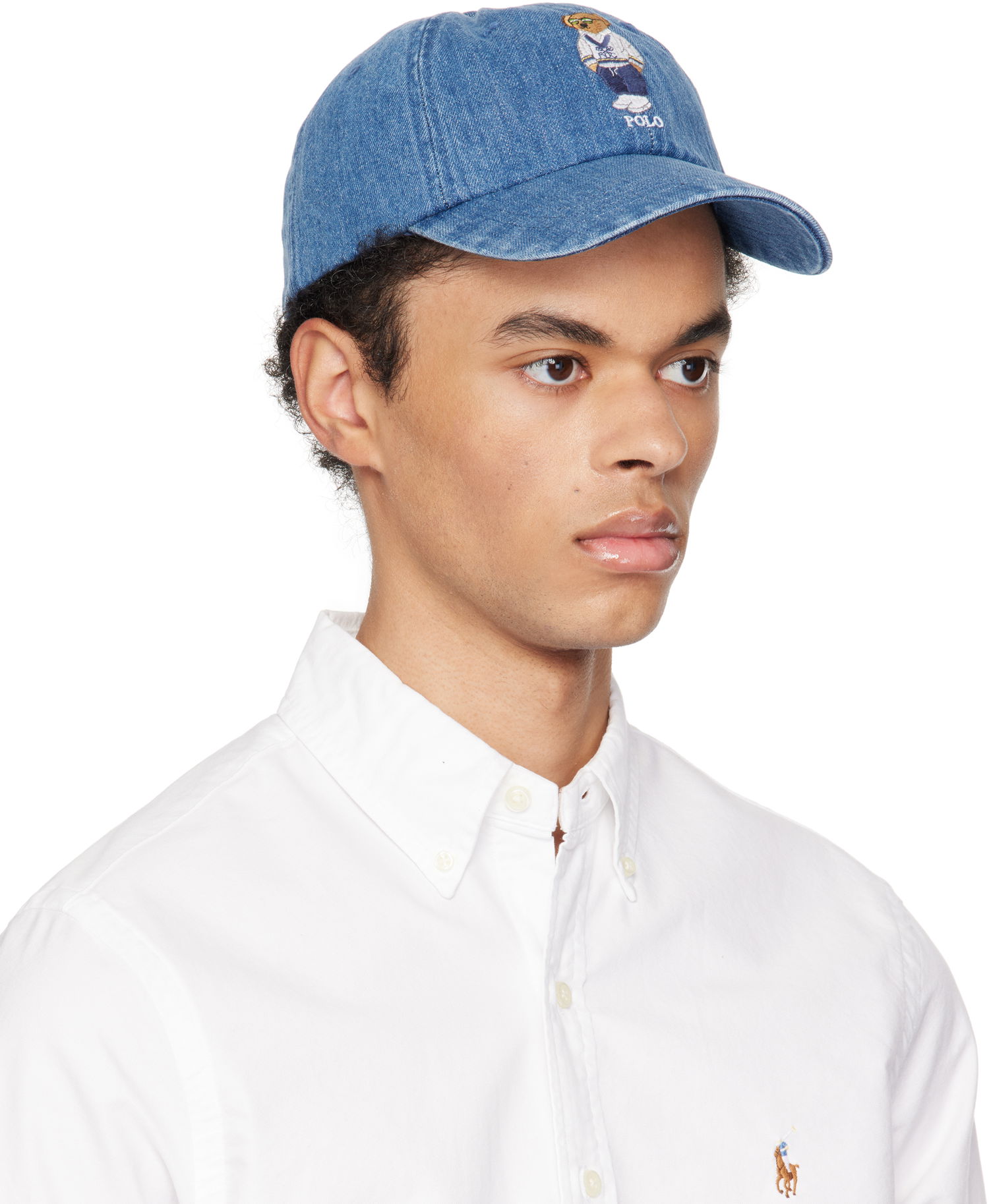 Šiltovka Polo by Ralph Lauren Ralph Lauren Embroidered Denim Cap Modrá | 710969639001, 1
