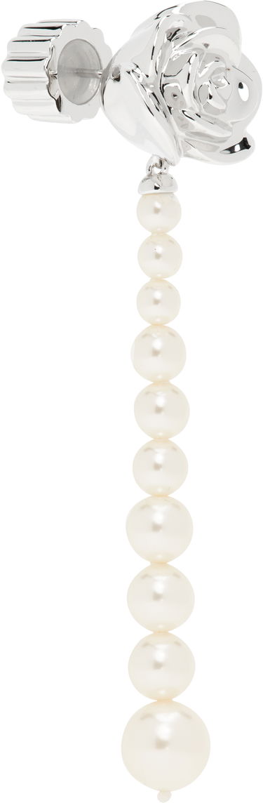 Náušnice SHUSHU/TONG YVMIN Edition Pearl String Rose Single Earring Biela | 22318SLV00DN, 1