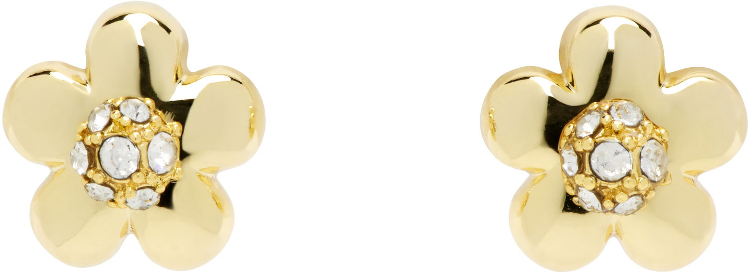 Náušnice Marc Jacobs Marc Jacobs 'The Daisy' Crystal Flower Stud Earrings Žltá | 2S5JER001J87, 0