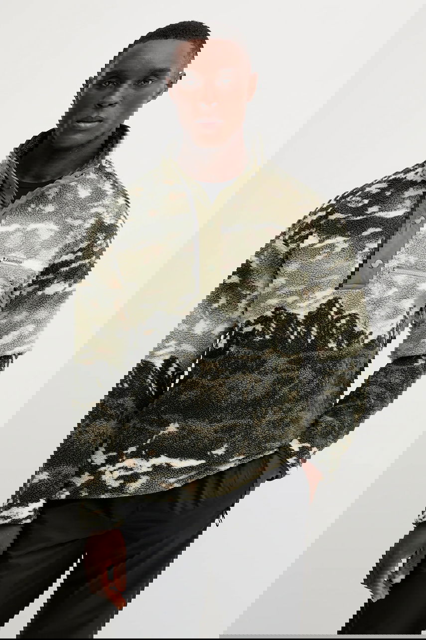 Mikina Columbia Helvetia II Mountain Graphic Quarter-Snap Fleece Rôznofarebný | 2098461, 0