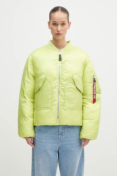 Bomber bunda Alpha Industries Oversized Bomber Jacket Zelené | 148004, 0