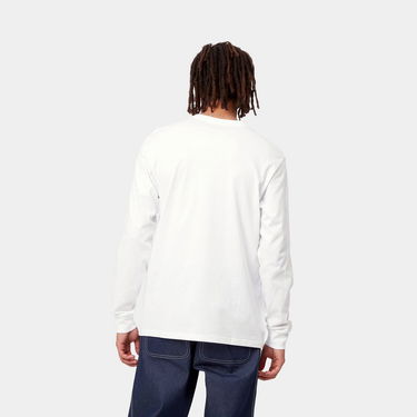 Tričko Carhartt WIP L/S Pocket T-Shirt Biela | I030437_02_XX, 1