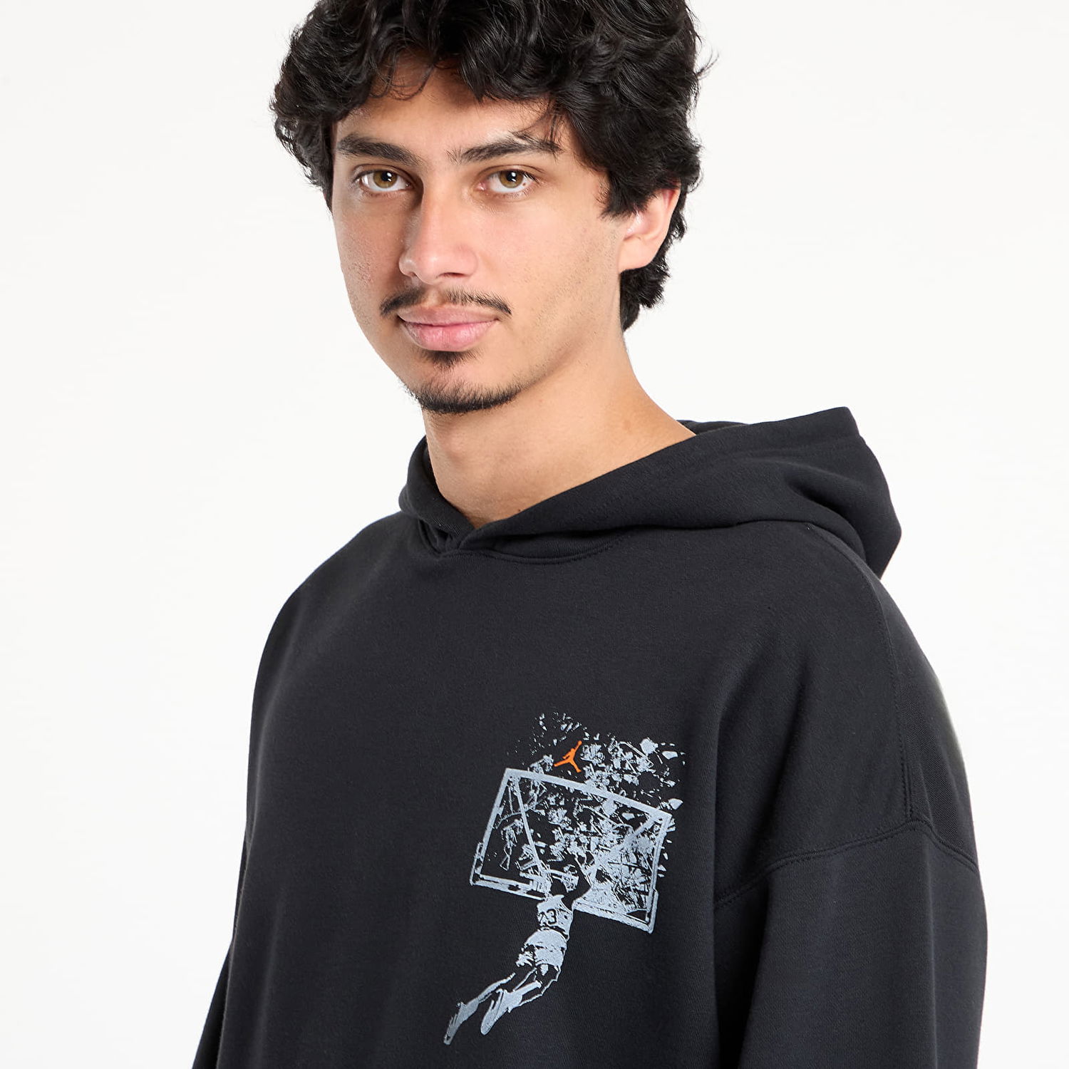 Mikina Jordan Jordan Brooklyn Oversized Pullover Hoodie Čierna | IF5853-010, 1