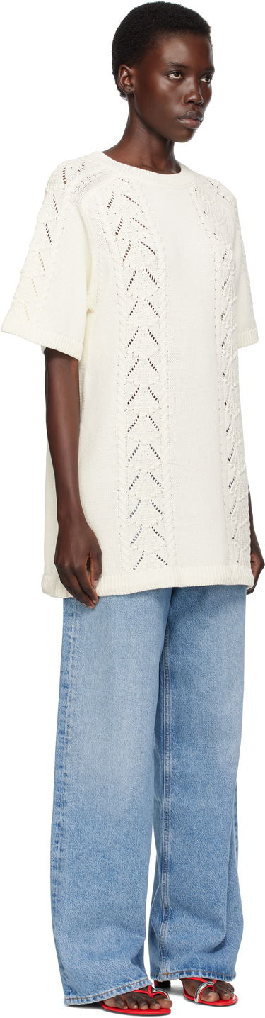 Sveter Loulou de Saison Loulou de Saison Arman Knit Top Biela | ARMAN, 1