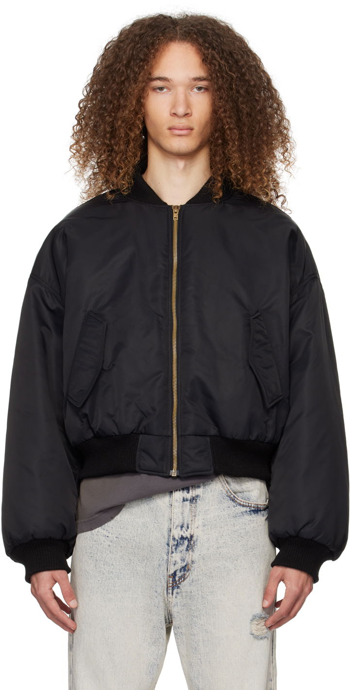 Bomber bunda We11done Puff Bomber Jacket Čierna | WD-JP0-24-102-U-BK, 0