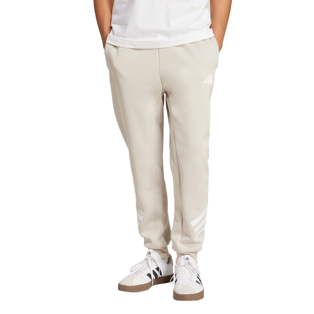 Tepláky adidas Originals Men's Future Icons 3-Stripes Pants Béžová | JW7092, 0
