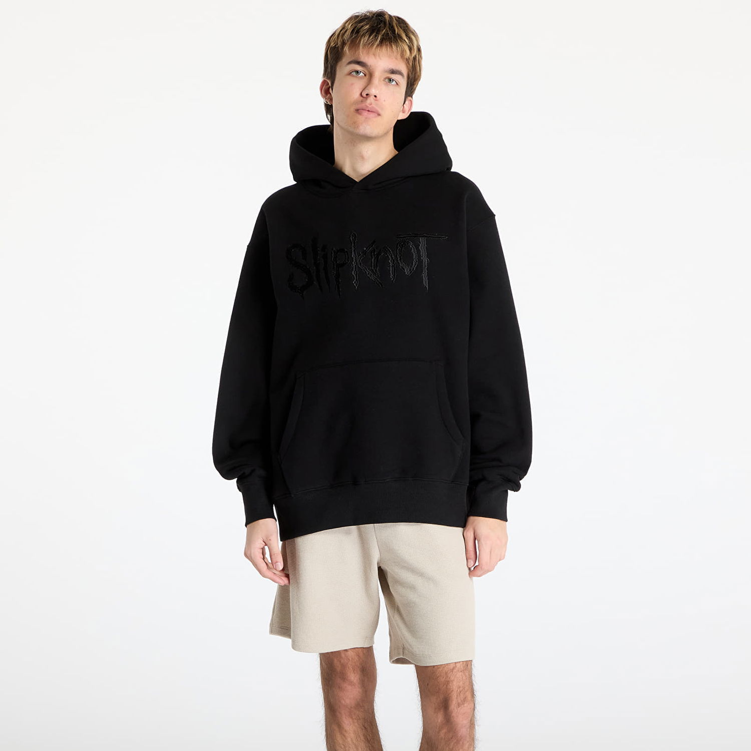 Mikina Pleasures PLEASURES x Slipknot Debut Hoodie Čierna | P25SK001 BLACK, 0