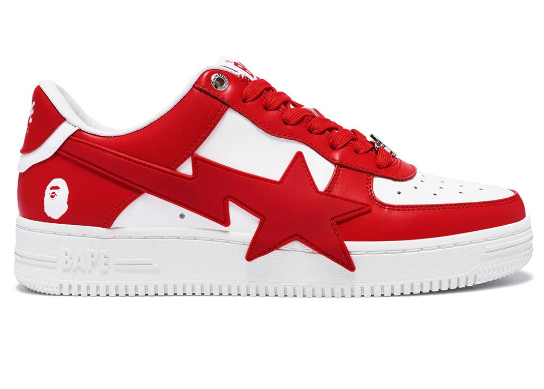 Tenisky a topánky BAPE A Bathing Ape Bape Sta OS Red Červená | 1K30-191-306-RED/1K30-291-306-RED/001FWK301306M-RED, 0