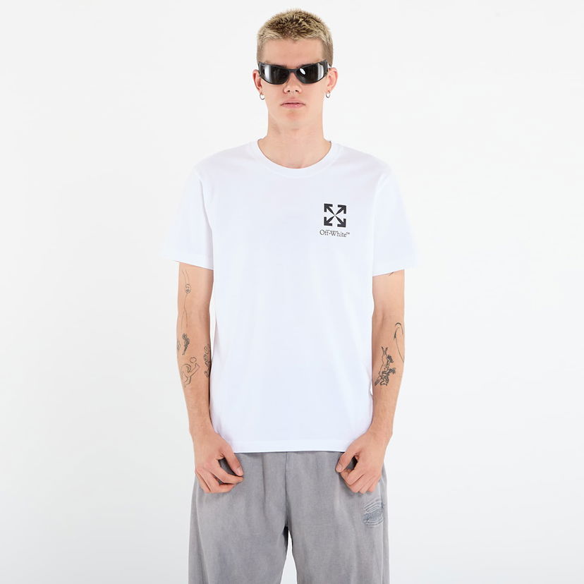 Tričko Off-White Off-White Small Arrow Slim S/S T-Shirt Biela | OMAA027F25JER00F0110