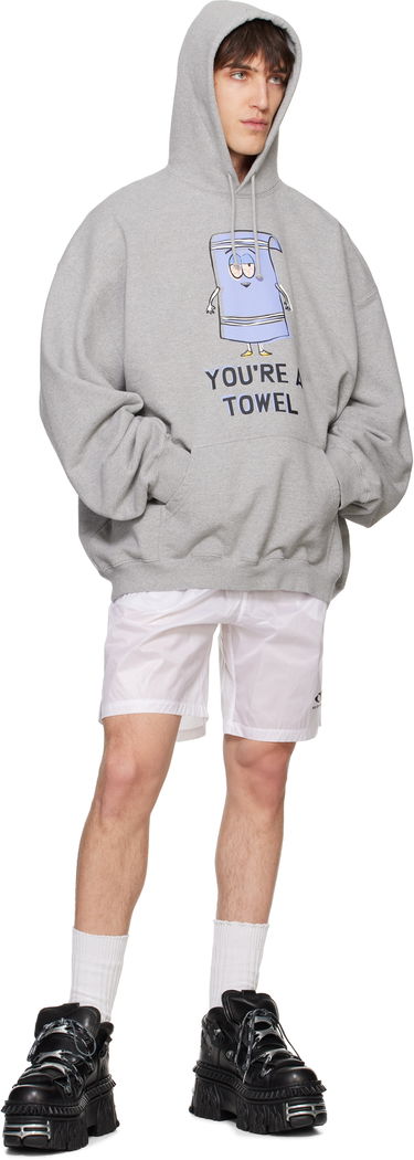 Mikina VETEMENTS Vetements Runway 'You're A Towel' Oversized Hoodie Šedá | UA66HD680G, 3