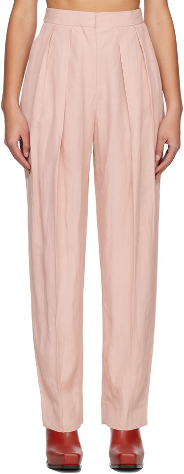 Nohavice Stella McCartney Stella McCartney Pleated Trousers Ružová | 6400643STA49, 0