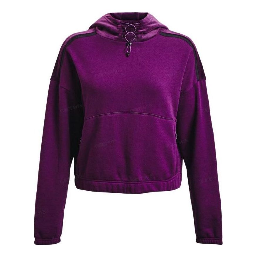 Mikina Under Armour Journey Fleece Hoodie Fialová | 1373975-514, 0