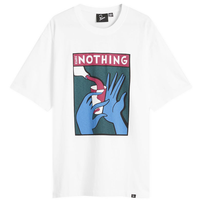 Tričko By Parra Parra Super Nothing Graphic T-Shirt Biela | 54100-WHT