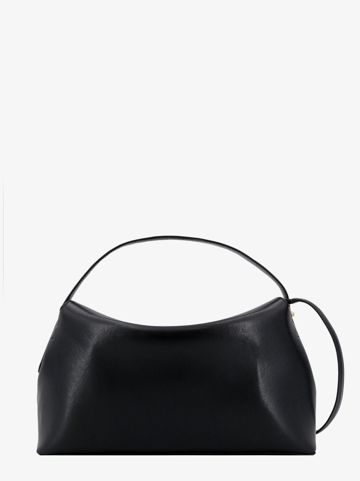 Taška cez rameno TOTEME T-Lock Leather Shoulder Bag Čierna | 234WLGBG417LE0025001, 1