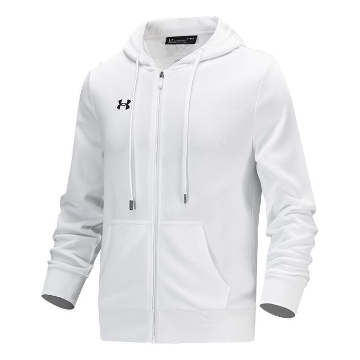 Mikina Under Armour Fleece Full Zip Hoodie Biela | 21600305-100