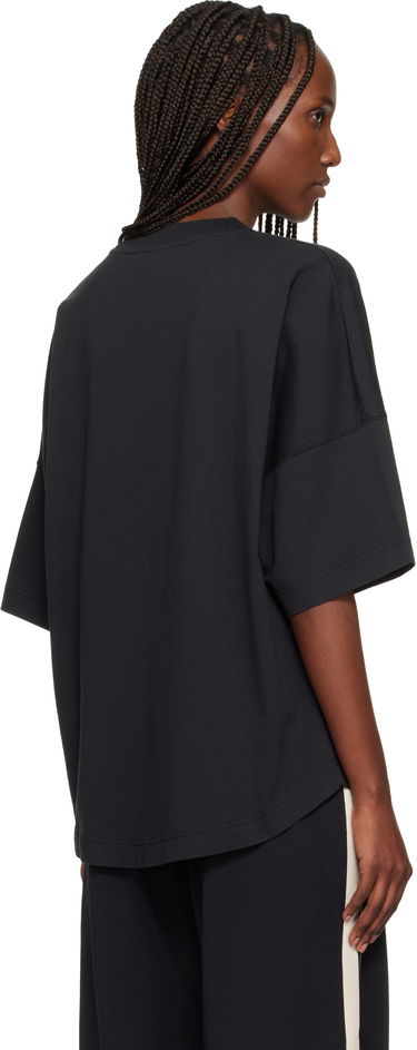 Tričko Palm Angels Curved Logo Over T-shirt Čierna | PWAA07CF25JER0011003, 2