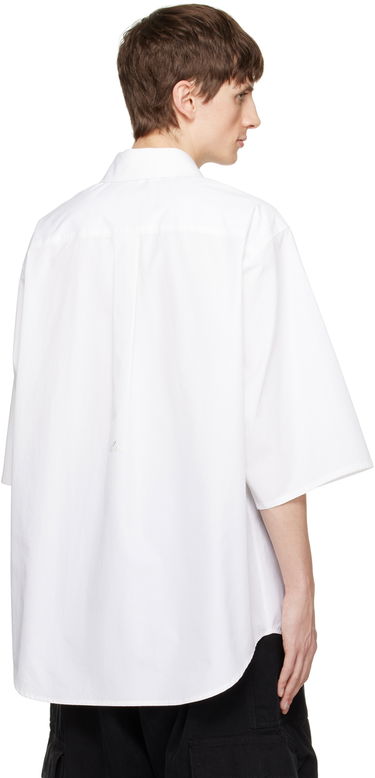 Košeľa We11done 3/4 Sleeve Shirt Biela | WD-SH1-23-213-M-WH, 2