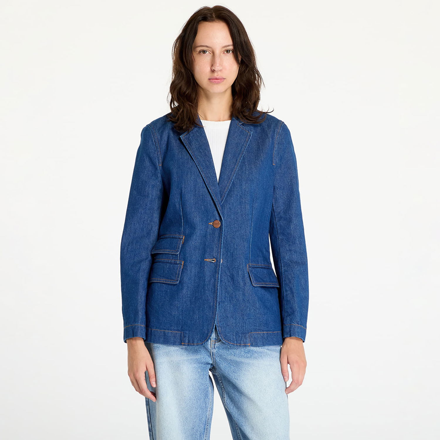Bunda Wrangler Blazer Jacket Unworn Modrá | 112356492, 0