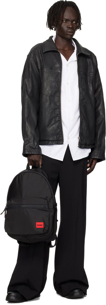 Batoh BOSS Logo Patch Backpack Čierna | 50549717, 3