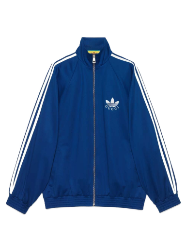 Mikina Gucci adidas x Cotton Jersey Zip Jacket Navy | ‎712952 XJEGU 4153