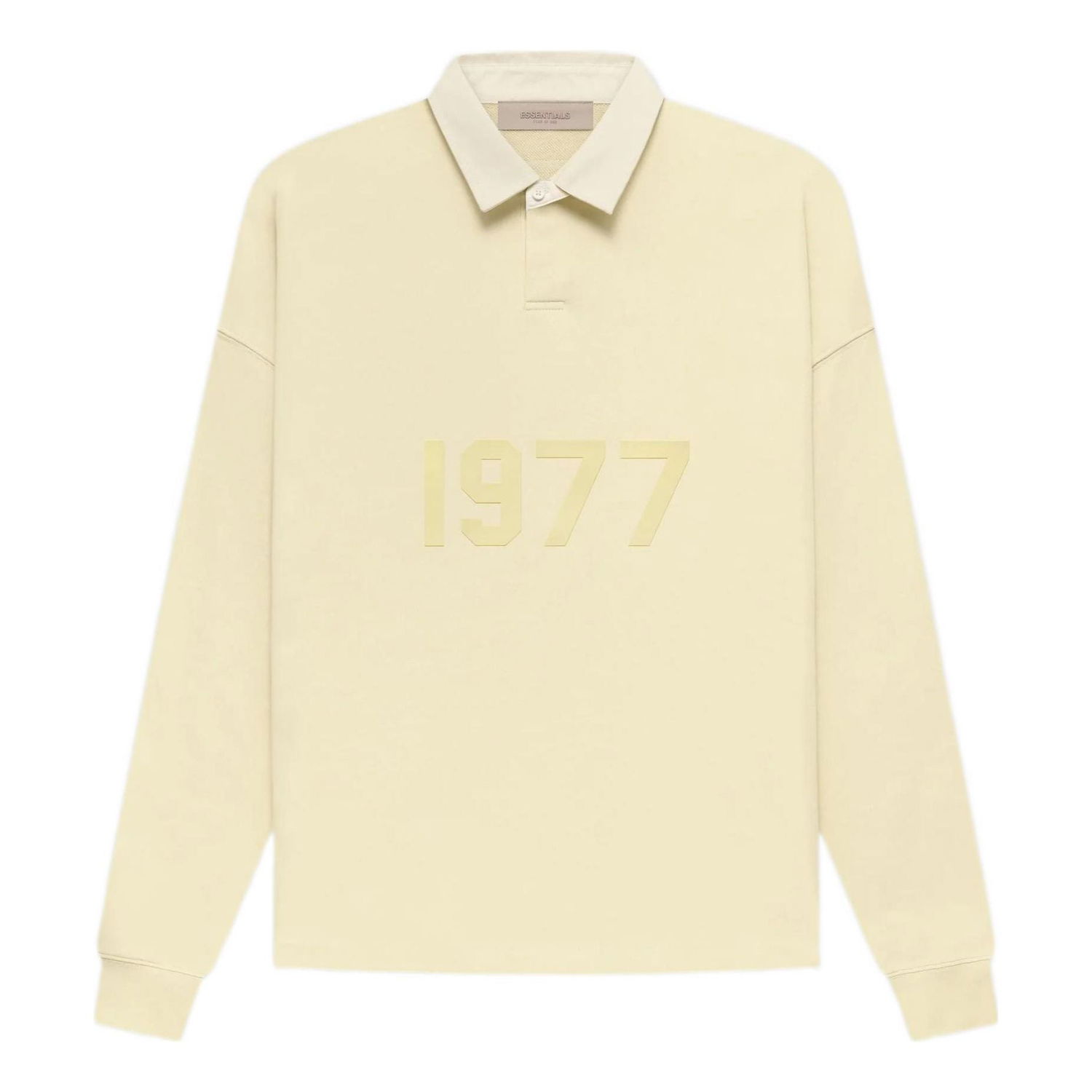 Polo tričko Fear of God Essentials Henley Rugby Polo Žltá | FOG-FW22-338, 0