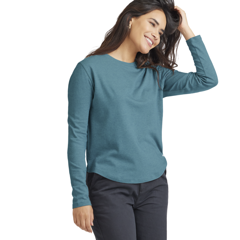 Tričko Allbirds Merino Long Sleeve Modrá | A11197W, 1