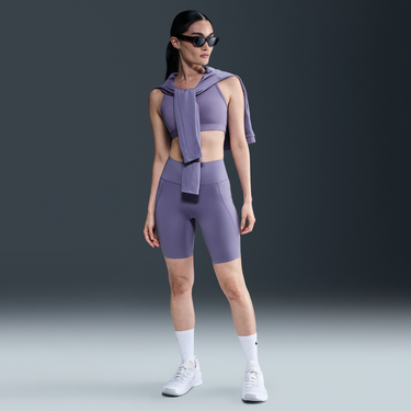 Súprava Nike Nike Universa High-Waisted 8" Bike Shorts with Pockets Fialová | HQ6823-527, 3