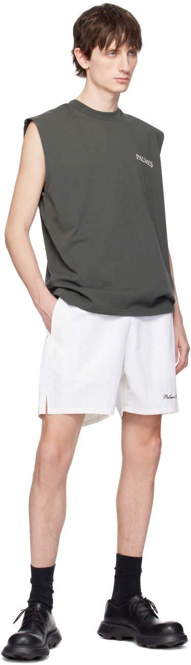 Šortky Palmes Palmes Global Tennis Shorts Biela | P65-0016-001, 3