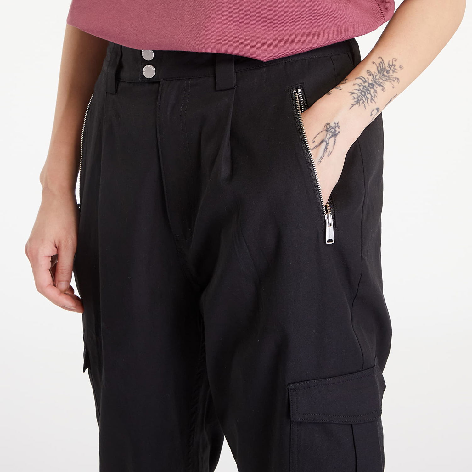 Džínsy Tommy Hilfiger Stretch Cargo Pants Black Čierna | DW0DW18592 BDS, 1
