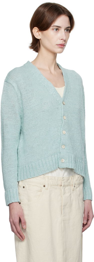 Sveter Maison Margiela Maison Margiela Hemp Knit Cropped Cardigan Zelené | S51HP0017 M13100, 1