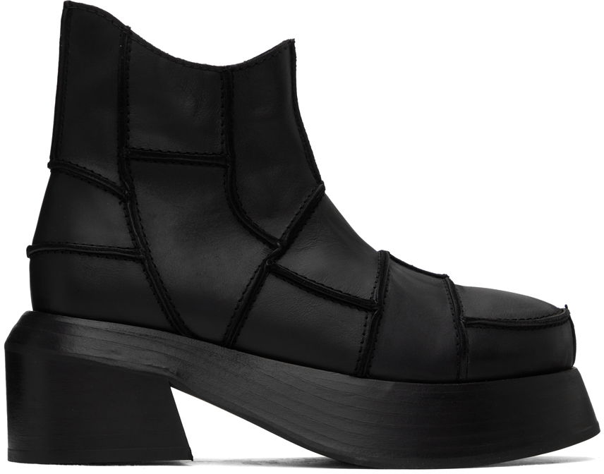 Oblečenie Eckhaus Latta Eckhaus Latta Patchwork Ankle Boots Čierna | FEKLWPTWB99005, 0