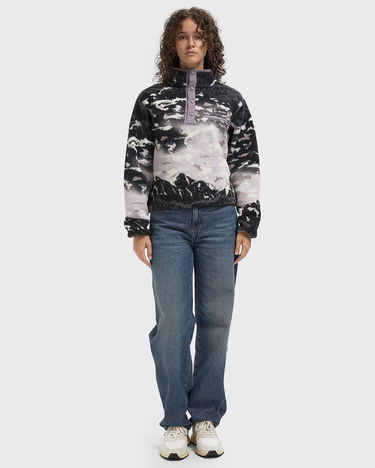 Sveter Columbia Helvetia II Printed Cropped Half Snap Fleece Fialová | 2098501554, 1