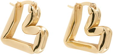 Náušnice Bottega Veneta Heart Earrings Metalická | 765199 VAHU0, 1