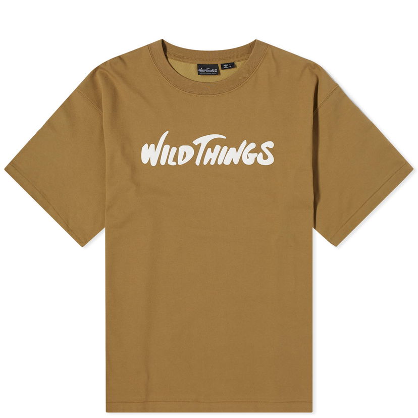 Tričko Wild things Logo T-Shirt Zelené | WT241-22-KHK